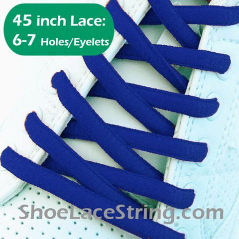 Blue 45INCH Oval Shoe Laces Sneaker Strings 1 Pairs