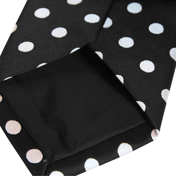 Spotlight Hosiery Groomsmen Men's POLKA DOTS Necktie & Dress Socks Set
