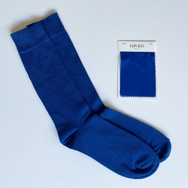 Spotlight Hosiery Groomsmen/Men's Solid Color Dress Socks & Neck Tie Set for Wedding Gift