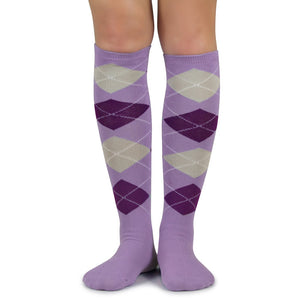 Spotlight Hosiery Elite Quality Argyle Womens Knee Highs Socks-You choose Color