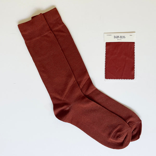 Spotlight Hosiery Groomsmen/Men's Solid Color Dress Socks & Neck Tie Set for Wedding Gift