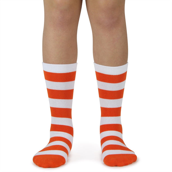 Spotlight Hosiery Ring Bearer / Junior Groomsmen Striped Dress Socks
