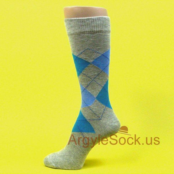 GRAY/GREY Men’s Groomsmen's Dress Socks