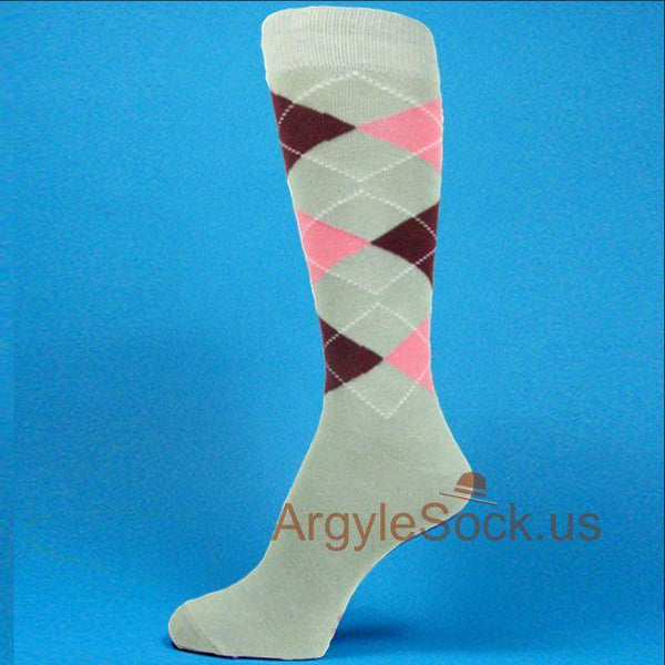 Spotlight Hosiery shades of Grey Men Groomsmen Dress Socks (Charcoal Dark, Light