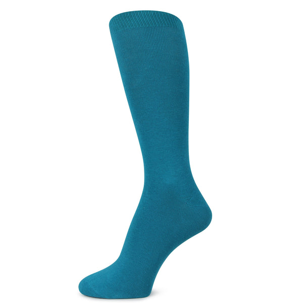 Spotlight Hosiery Men's Solid Color Dress Socks (XL Option) Blue & Yellow for Ukraine Flag Color - Ship from California Los Angeles County