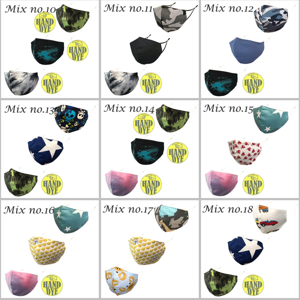 Preschool Kindergarten Toddler Little Kids Face Mask Nose Wire Ear Adjusters w/ Stopper, Filter Pocket, Free Ship from California