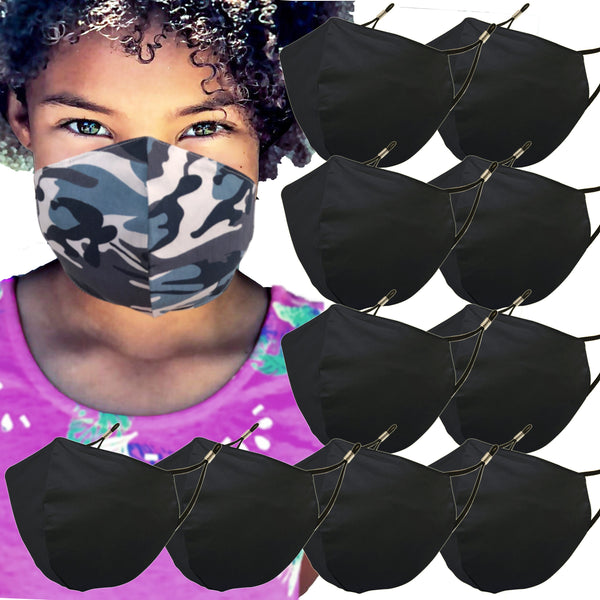 Preschool Kindergarten Toddler Little Kids Face Mask Nose Wire Ear Adjusters w/ Stopper, Filter Pocket, Free Ship from California