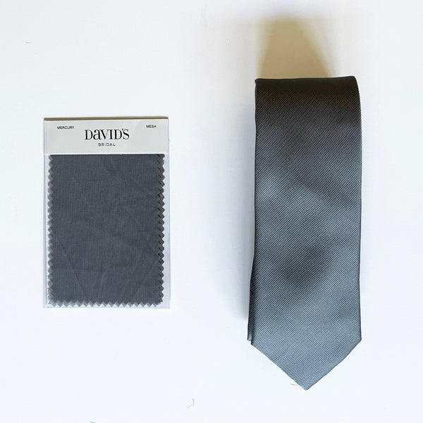 Navy, Similar to David's Bridal MERCURY Men's Socks and Neck Tie For Groomsmen for Grey/Gray Wedding Color