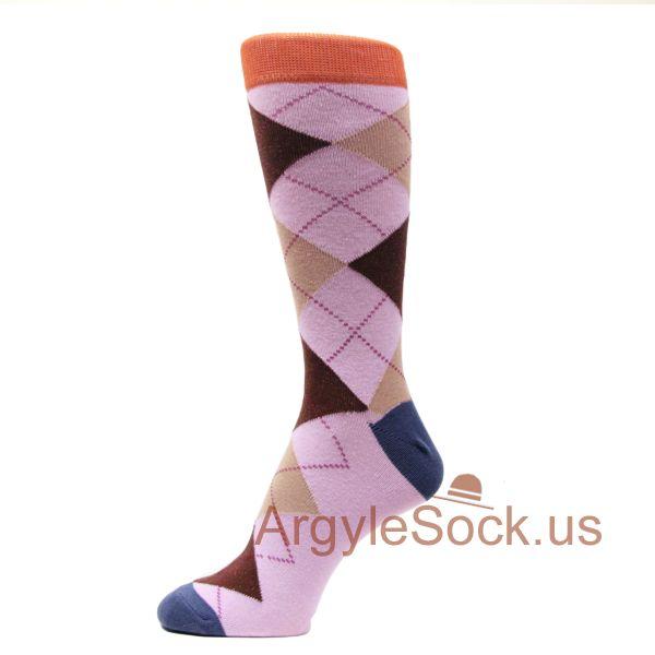 Shades of PURPLE Men's Groomsmen's Dress Socks (Lavender, Lilac, Light Purple)