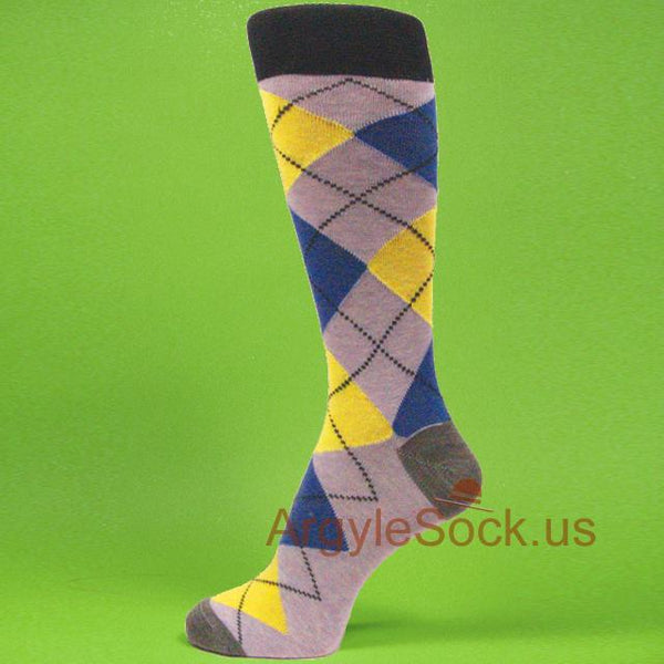 Shades of PURPLE Men's Groomsmen's Dress Socks (Lavender, Lilac, Light Purple)