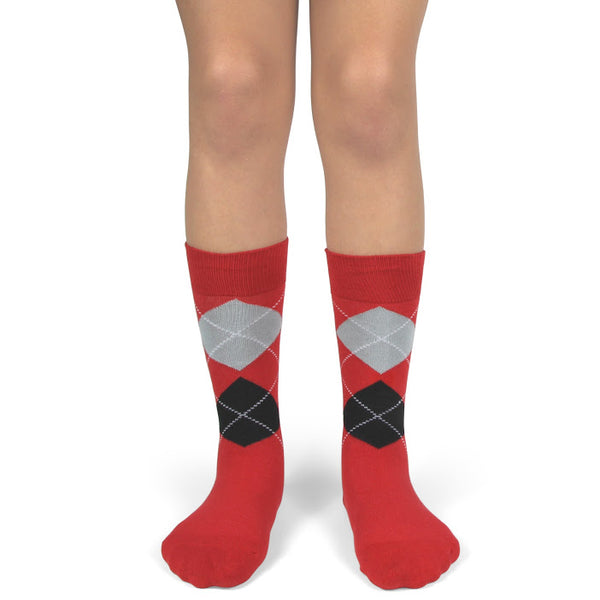 Spotlight Hosiery Ring Bearer / Junior Groomsmen Argyle Dress Socks