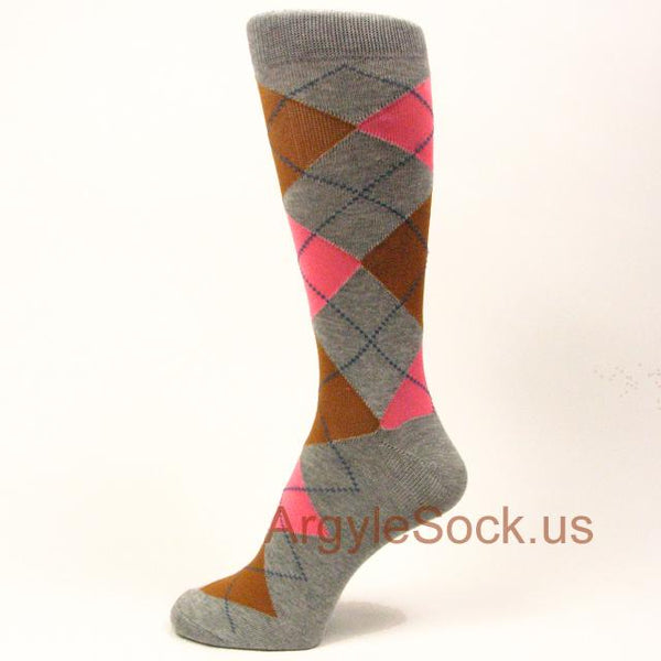 GRAY/GREY Men’s Groomsmen's Dress Socks