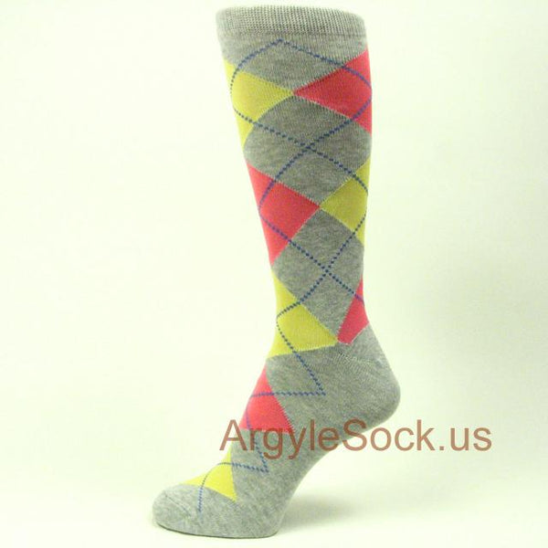 GRAY/GREY Men’s Groomsmen's Dress Socks