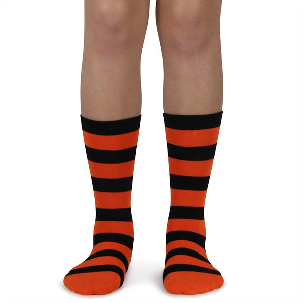 Spotlight Hosiery Ring Bearer / Junior Groomsmen Striped Dress Socks