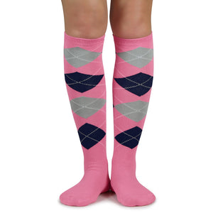 Spotlight Hosiery Elite Quality Argyle Womens Knee Highs Socks-You choose Color